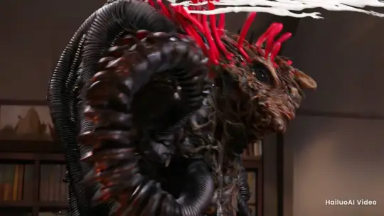 Hyper-Realistic Monster Showcased with Aesthetic Cinematography – AI Generated Video | Hailuo AI