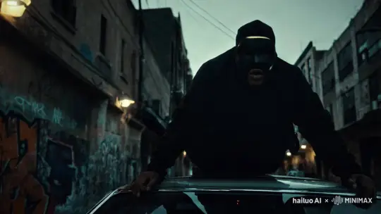 Rebellious Artist Commands Attention in 'The Hood' – AI Generated Video | Hailuo AI