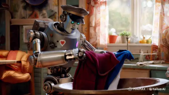 Robbie's Morning Chores and Officer Clank's Street Concert – AI Generated Video | Hailuo AI