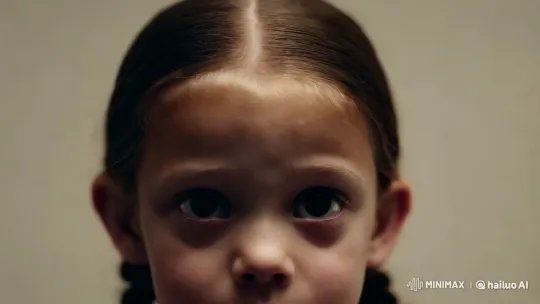 Young Girl with Surreal Cyborg Emergence – AI Generated Video | Hailuo AI