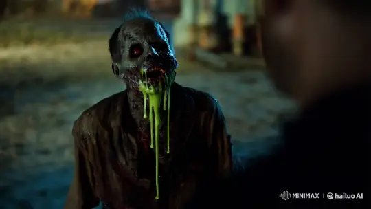 Aesthetic Horror: Slow-Mo Zombie Encounter – AI Generated Video | Hailuo AI
