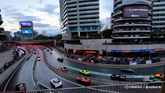Urban Symphony: Metropolis Meets Speed on A4 Expressway – AI Generated Video | Hailuo AI