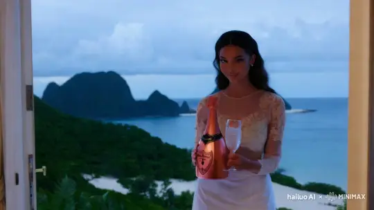 Luxury Hotel Encounter with Alluring Supermodel Maid – AI Generated Video | Hailuo AI