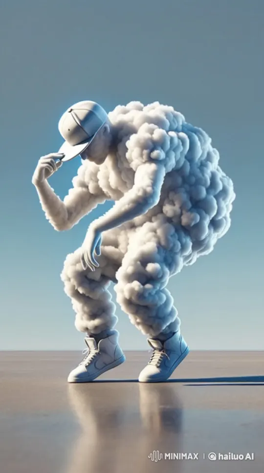 Humanoid Robot Performs Cloud Dancing Hip Hop – AI Generated Video | Hailuo AI