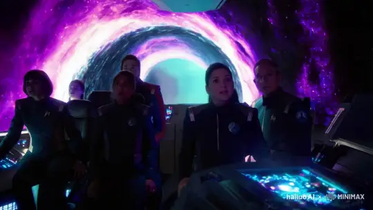 Space Vessel Navigates Mesmerizing Wormhole – AI Generated Video | Hailuo AI