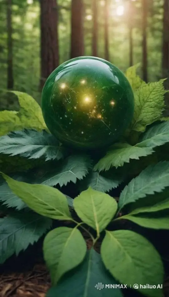 Forest Orb Transforms into Expansive Cosmic Display – AI Generated Video | Hailuo AI