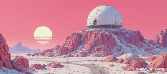 Alien Landscape Transitions from Day to Night – AI Generated Video | Hailuo AI