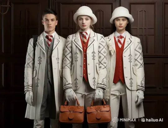 High-Fashion Couture Showcase in Elegant Setting – AI Generated Video | Hailuo AI