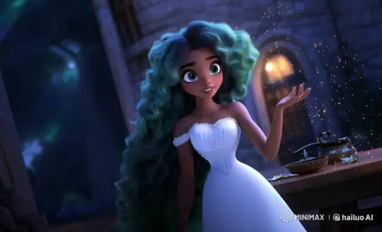Princess Transforms into Fairy in Enchanted Forest – AI Generated Video | Hailuo AI