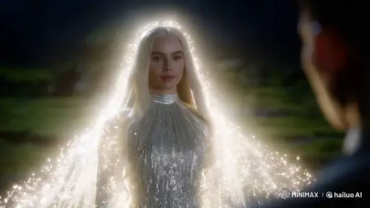 Enchanted Woman Transforms into the Night Sky – AI Generated Video | Hailuo AI