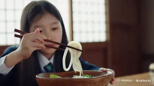 Japanese Girl Examines Nematodes with Aesthetic Precision – AI Generated Video | Hailuo AI