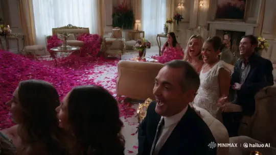 Floral Tide Engulfs Guests in Opulent Room – AI Generated Video | Hailuo AI