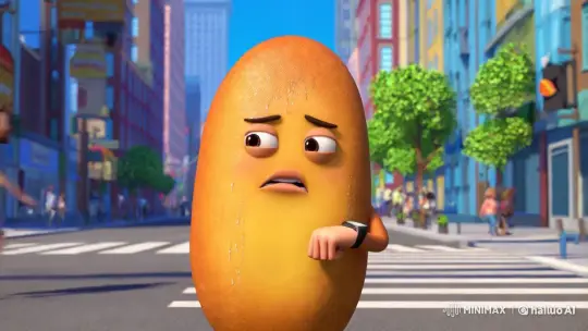 Potato's Tragicomic Journey in a Cartoon City – AI Generated Video | Hailuo AI