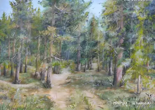 Peaceful Bear Walk in Verdant Forest – AI Generated Video | Hailuo AI