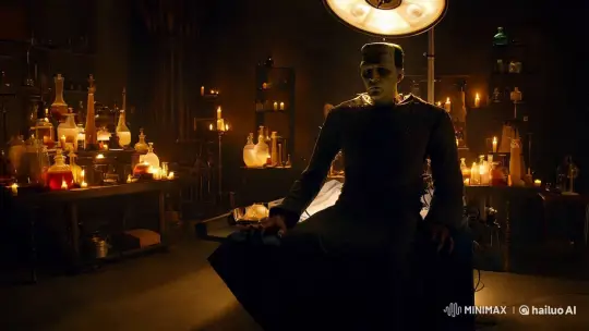 Frankenstein's Monster: A Moment of Silent Contemplation – AI Generated Video | Hailuo AI