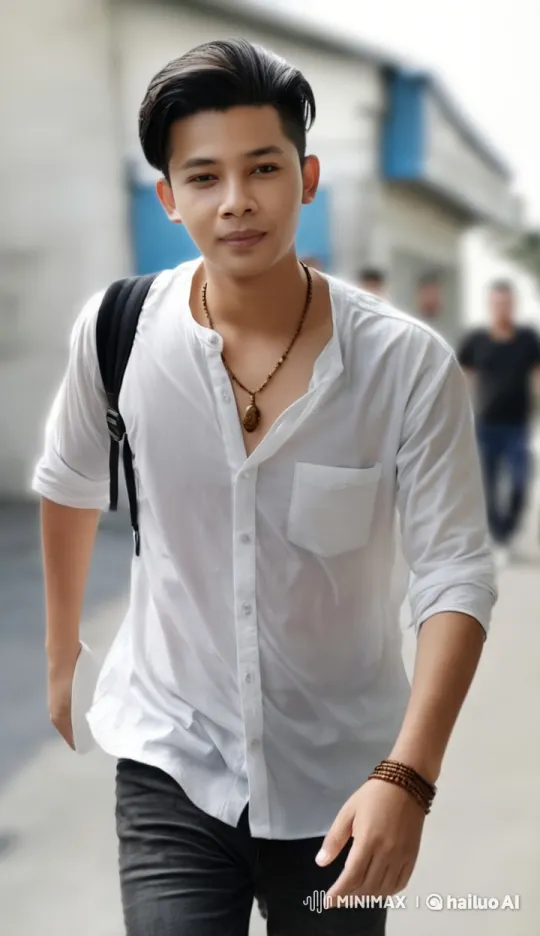 Confident Young Man with Noble Demeanor Strides Through City – AI Generated Video | Hailuo AI