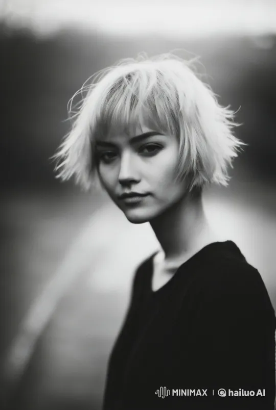 Contemplative Person Reflects in Monochrome – AI Generated Video | Hailuo AI