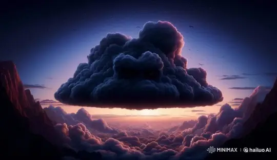 Dramatic Sunset with Menacing Clouds and Birds – AI Generated Video | Hailuo AI