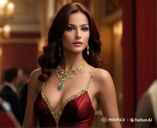 Princess Adorns Gala with Grace and Joy – AI Generated Video | Hailuo AI