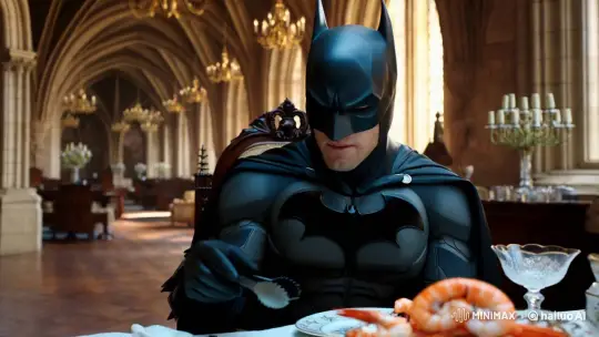 Batman Dines with Elegance at Wayne Manor – AI Generated Video | Hailuo AI