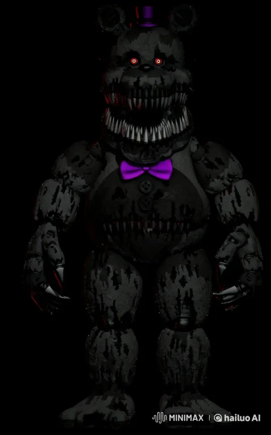 Nightmare Fredbear's Terrifying Flood Encounter – AI Generated Video | Hailuo AI