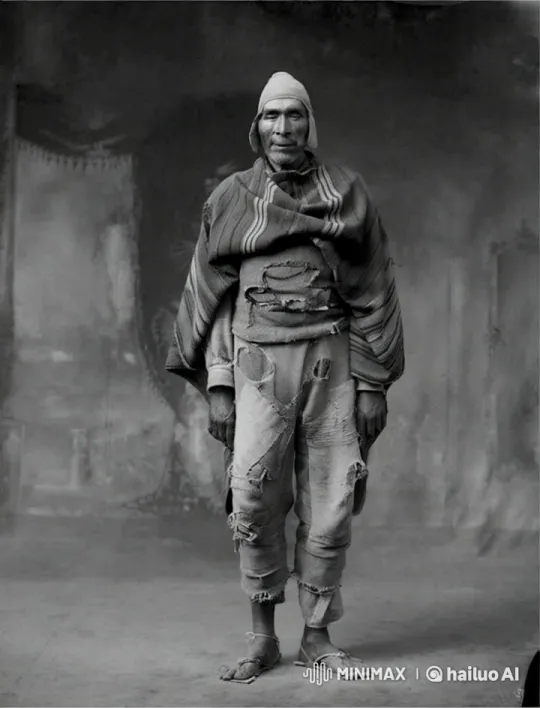 Man in Tattered Attire Moves with Reflective Grace – AI Generated Video | Hailuo AI