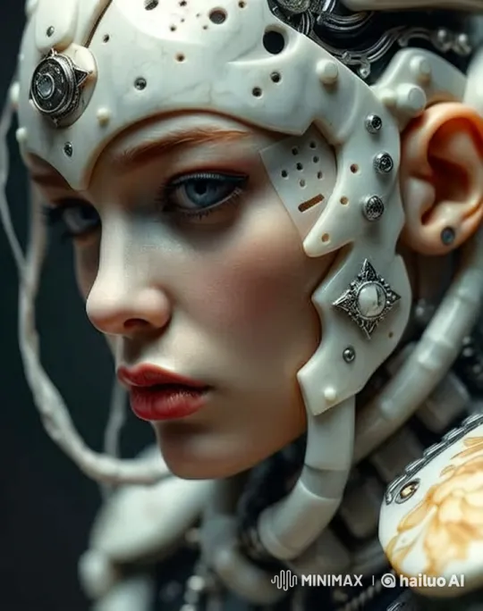 Futuristic Humanoid Showcases Seamless Cybernetic Design – AI Generated Video | Hailuo AI