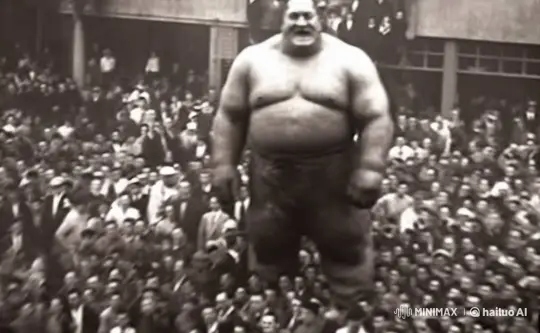Giant Man Escapes with Awe-Inspiring Might – AI Generated Video | Hailuo AI