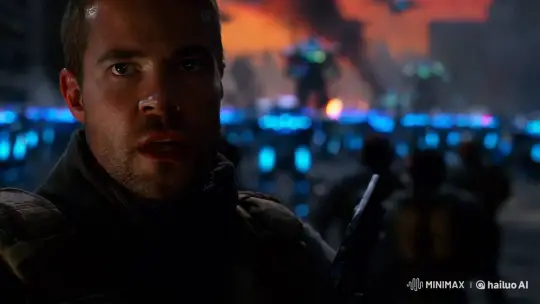 Human Fighters Face Off Against Thousands of Robots in Sci-Fi City Siege – AI Generated Video | Hailuo AI