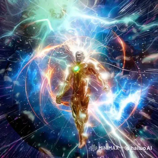 Cosmic Demigod: Radiant Power Display – AI Generated Video | Hailuo AI
