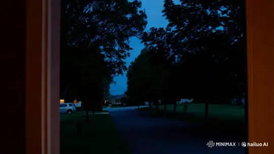 Suburban Night Captures UFO Sighting – AI Generated Video | Hailuo AI