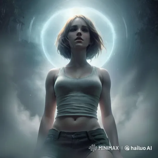 Mysterious Walk Through Ethereal Mist with Aura-Like Light – AI Generated Video | Hailuo AI