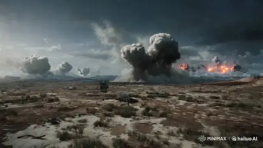 Resilient Nature Emerges in Apocalyptic Ruins – AI Generated Video | Hailuo AI