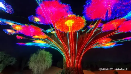 Ascension Tree: A Mesmerizing Plasma Bloom of Egyptian Gods – AI Generated Video | Hailuo AI