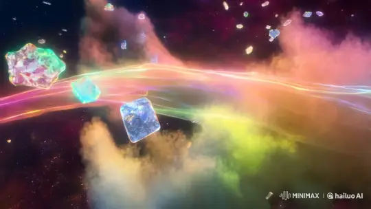 Nebula Asha: Cosmic Ballet of Glowing Clusters and Nebularis – AI Generated Video | Hailuo AI