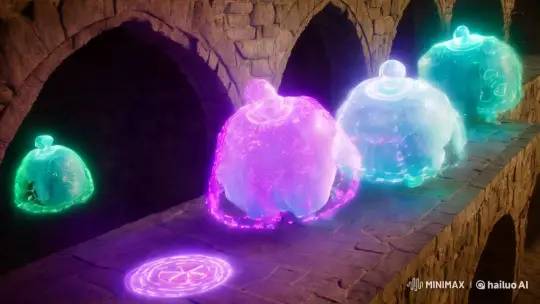 The Pulsing Rift Phantoms of the Andromeda Archways – AI Generated Video | Hailuo AI
