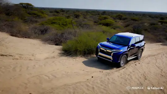 Safari Terrain SUV Dynamic Showcase – AI Generated Video | Hailuo AI