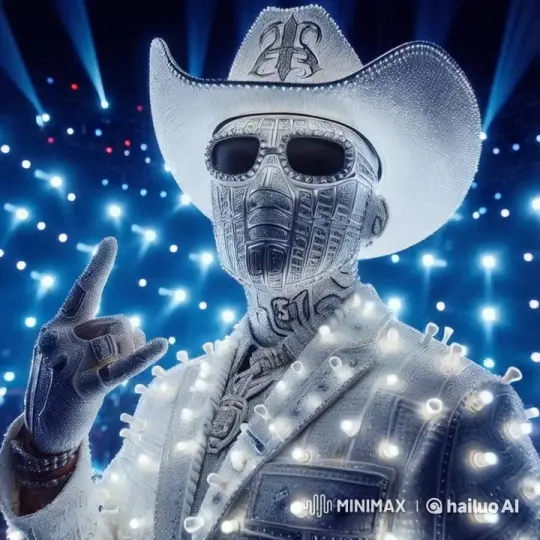 The Electric Cowboy: A Vegas-Themed Hip Hop Country Performance – AI Generated Video | Hailuo AI