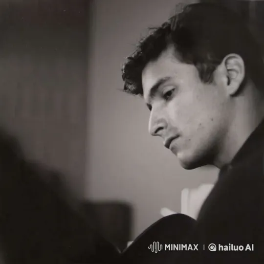 Contemplative Young Man Shifts to Gentle Smile – AI Generated Video | Hailuo AI