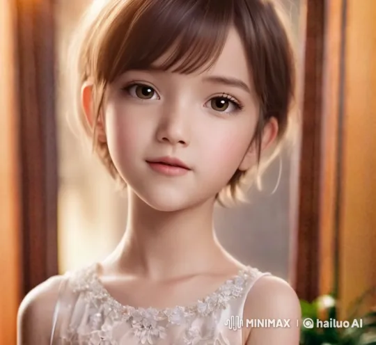 Innocent Charm: A Young Girl's Serene Moment – AI Generated Video | Hailuo AI