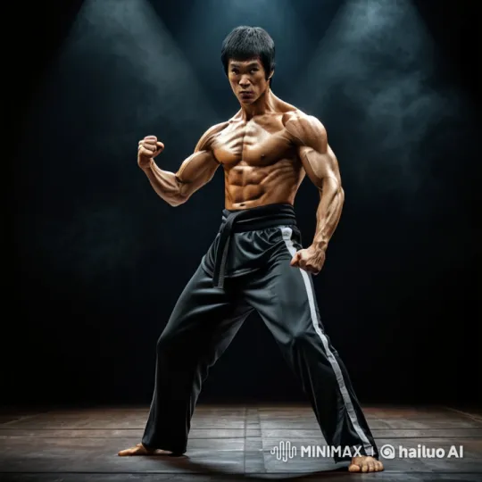 Martial Artist Showcases Precision Punches with Mike Tyson Style – AI Generated Video | Hailuo AI