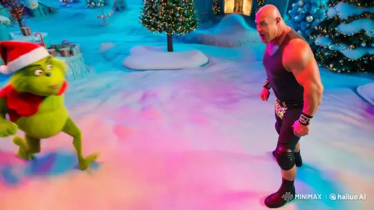 The Grinch Meets John Cena in Cartoon Network's Whimsical Winter Special – AI Generated Video | Hailuo AI