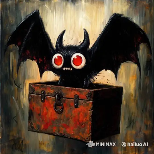 Whimsical Bat Transforms in Dark, Distorted Flight – AI Generated Video | Hailuo AI