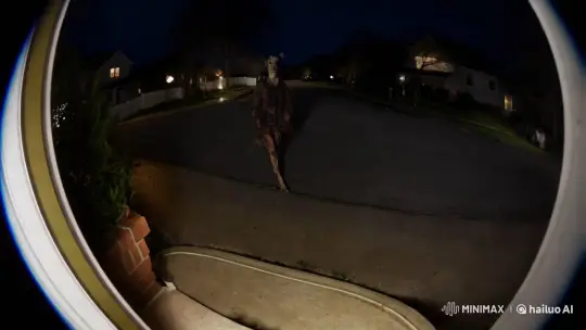 Distorted Creature Approaches: A Horror Scene Captured – AI Generated Video | Hailuo AI