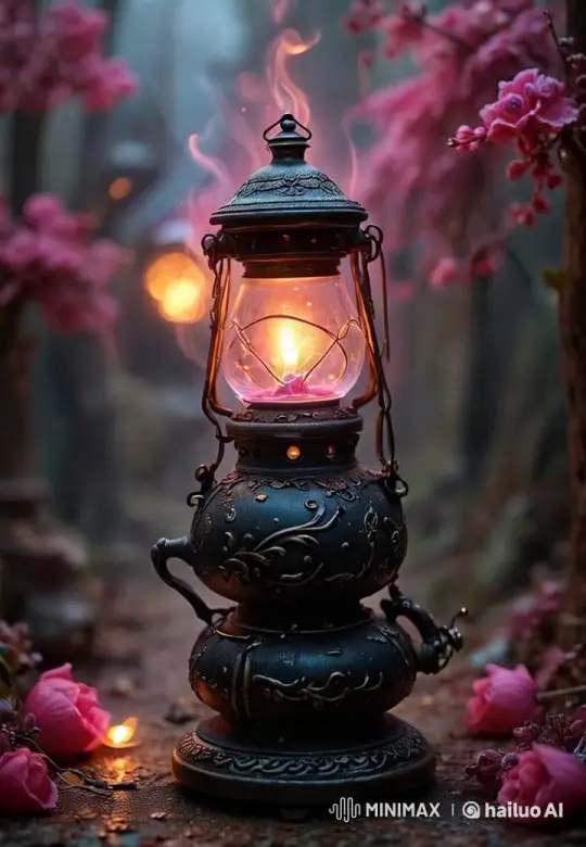 Enchanted Lantern Illuminates Serene Forest Path – AI Generated Video | Hailuo AI