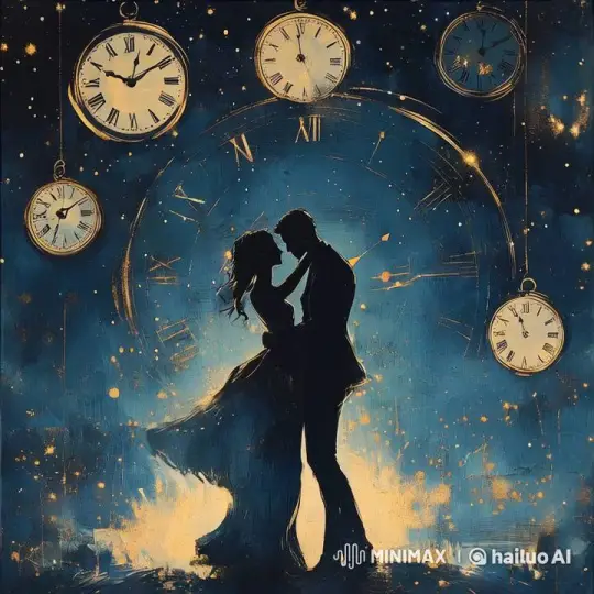 Dreamy Couple Dances Under Enchanted Night Sky – AI Generated Video | Hailuo AI