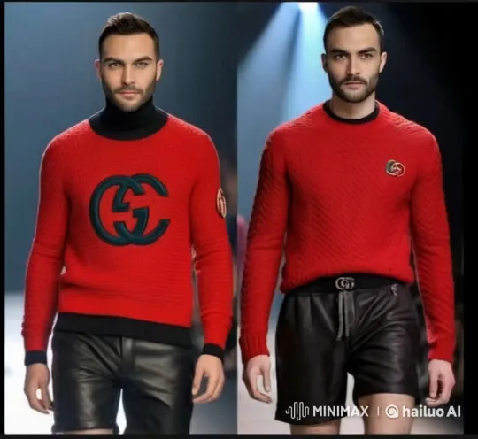 Runway Models Shake Hands Amidst Flashing Lights – AI Generated Video | Hailuo AI