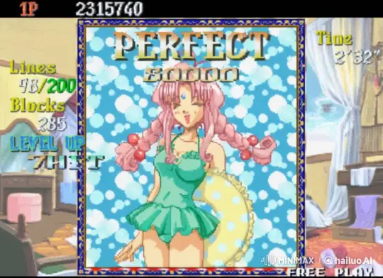 Anime Character Celebrates Perfect Score Gracefully – AI Generated Video | Hailuo AI