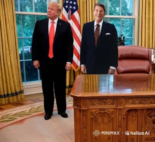 Diplomatic Meeting in Elegant Office Setting – AI Generated Video | Hailuo AI
