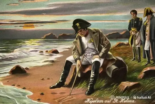 Napoleon Reflects on St. Helena's Shore at Sunset – AI Generated Video | Hailuo AI